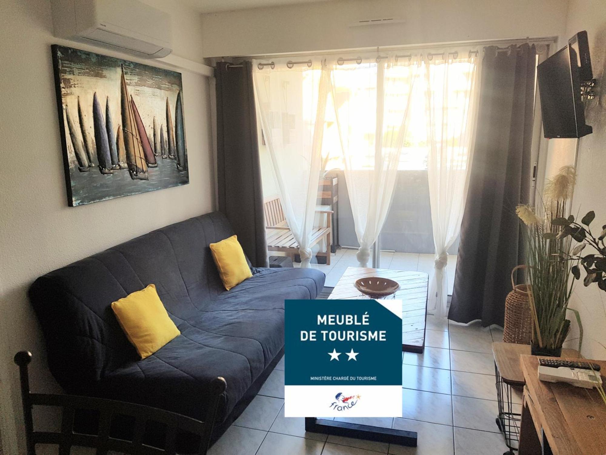 Le Venizio - Classe 2 Etoiles - T2 Climatise, Avec Terrasse, Parking, Pret De Velos, 10 Minutes A Pied Gare Et Centre Ville Sète Exterior foto
